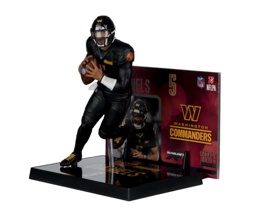 *Pre-Order* NFL SportsPicks Jayden Daniels Washington Commanders Alternate Black Uniform 7" Posed Figure