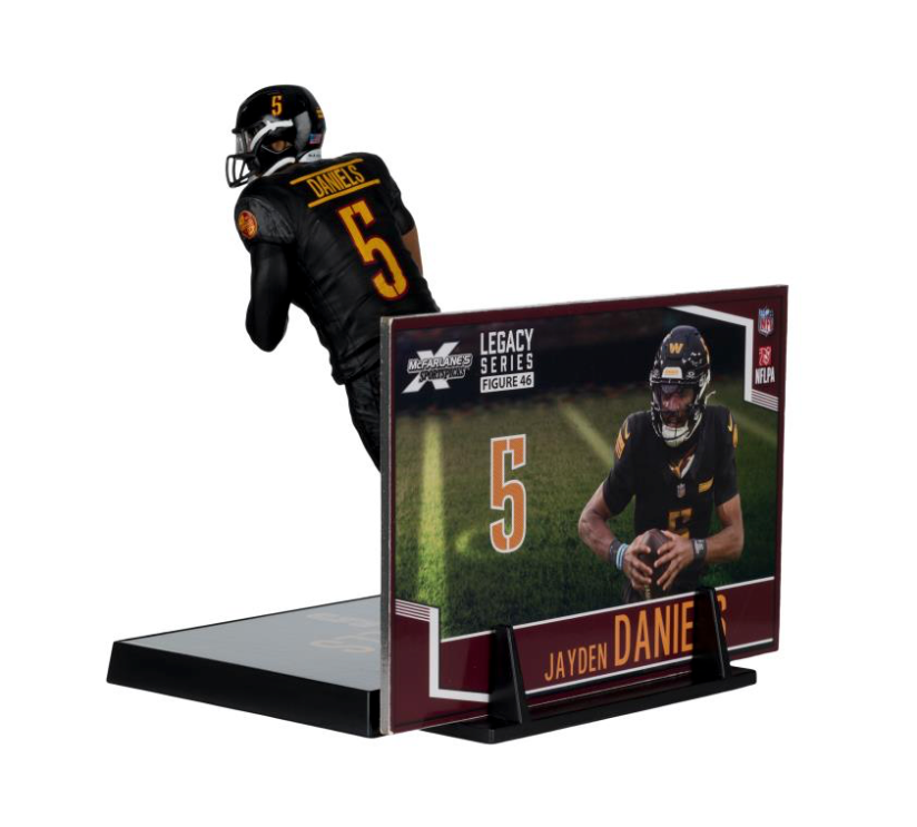 *Pre-Order* NFL SportsPicks Jayden Daniels Washington Commanders Alternate Black Uniform 7" Posed Figure