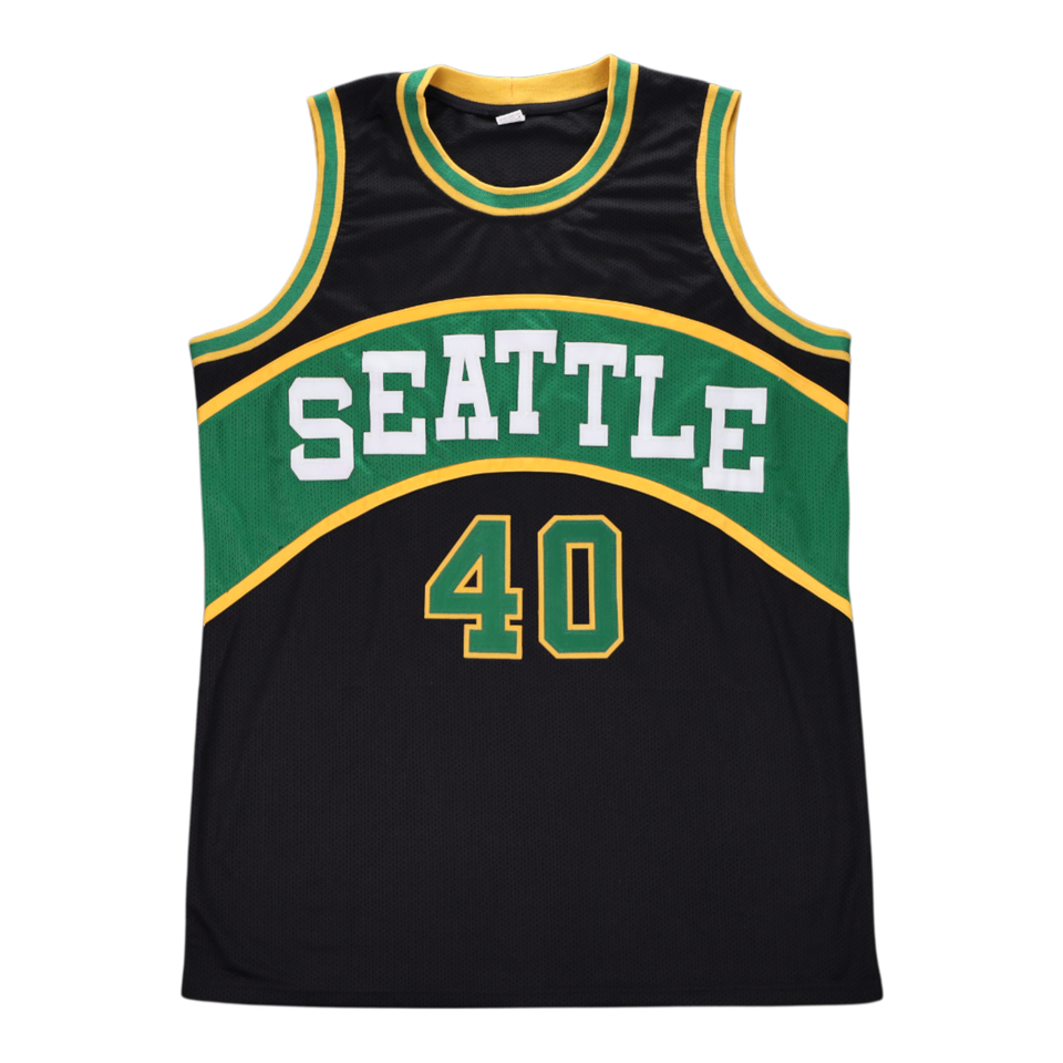 Shawn Kemp Signed Seattle SuperSonics #40 Jersey Beckett Witness Authenticated