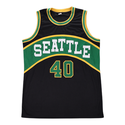 Shawn Kemp Signed Seattle SuperSonics #40 Jersey Beckett Witness Authenticated
