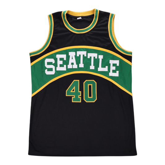 Shawn Kemp Signed Seattle SuperSonics #40 Jersey Beckett Witness Authenticated