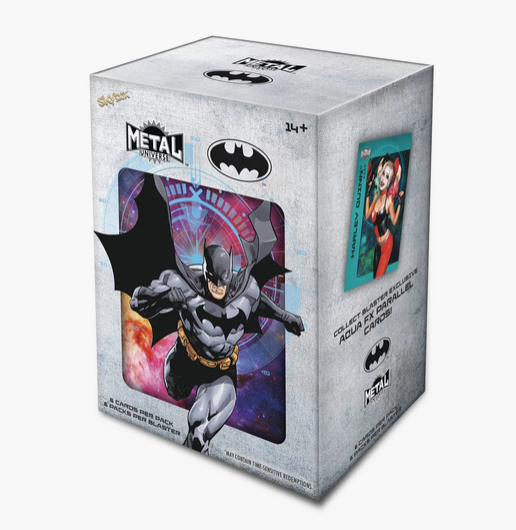 Batman trading card blaster box metal universe Harley Quinn