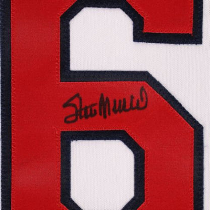 Stan Musial autograph on St. Louis Cardinals number 6 Majestic jersey