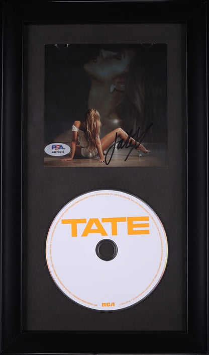 Tate McRae Signed “So Close to What” Framed CD Insert – PSA/DNA Authenticated
