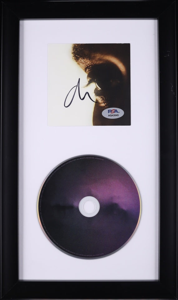 The Weeknd Signed “Hurry Up Tomorrow” Framed CD Insert – PSA/DNA Authenticated