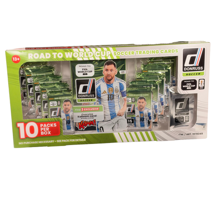 2025-26 Panini Donruss Road to FIFA World Cup Soccer Costco Exclusive Box