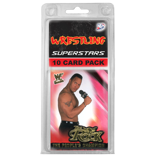Wrestling Superstars 10 Card Pack sealed trading card pack