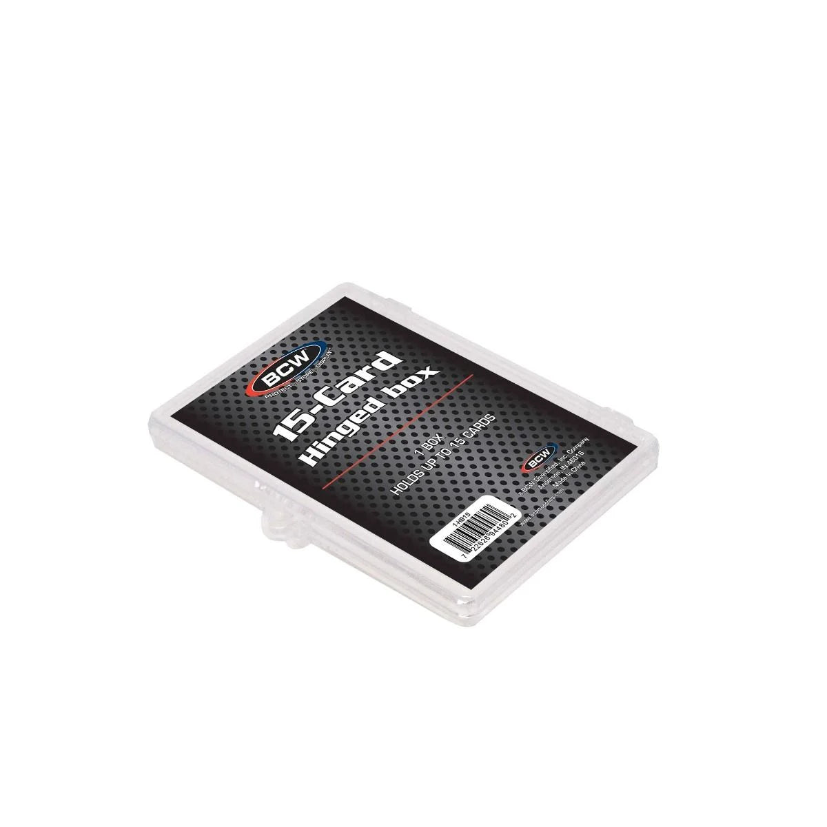 BCW 15-Card Hinged Trading Card Box — 1 Count