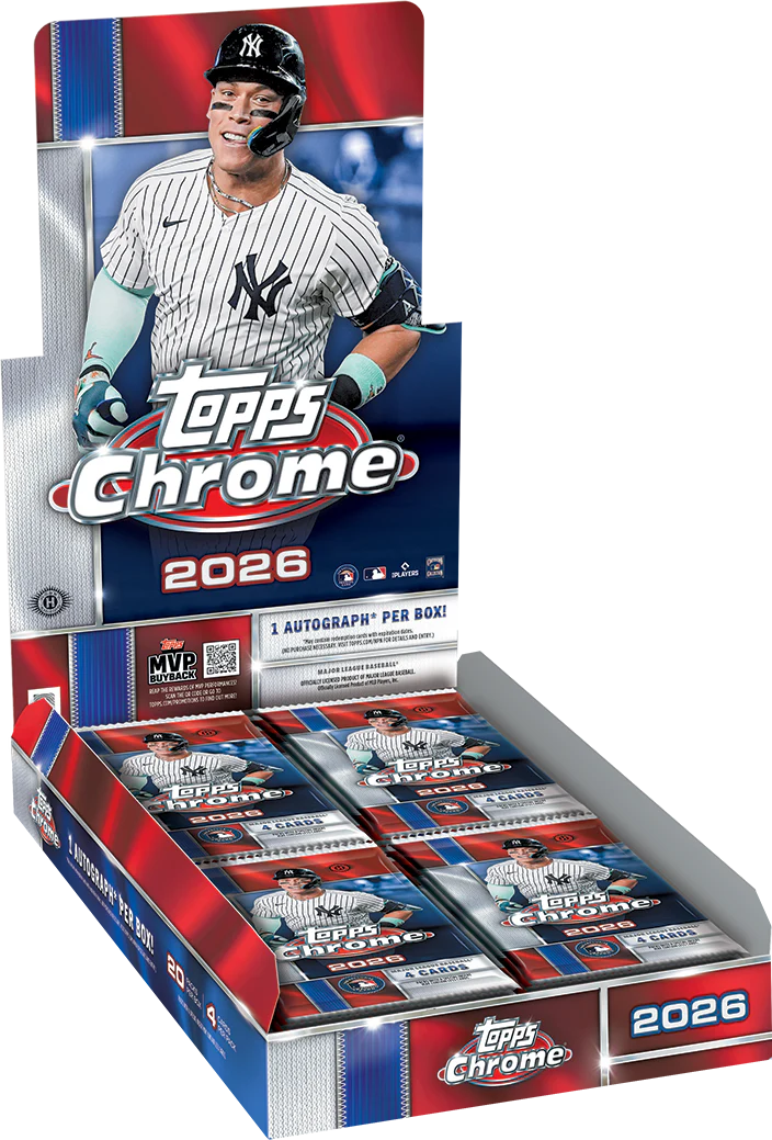 2026 Topps Chrome Baseball Hobby Box (Pre-Order 7/22)