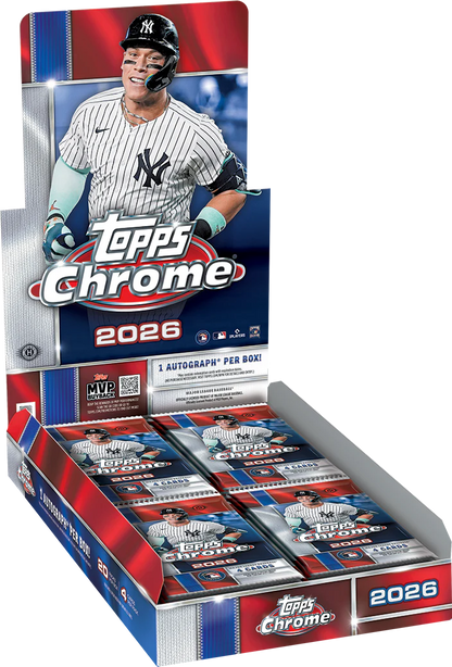 2026 Topps Chrome Baseball Hobby Box (Pre-Order 7/22)