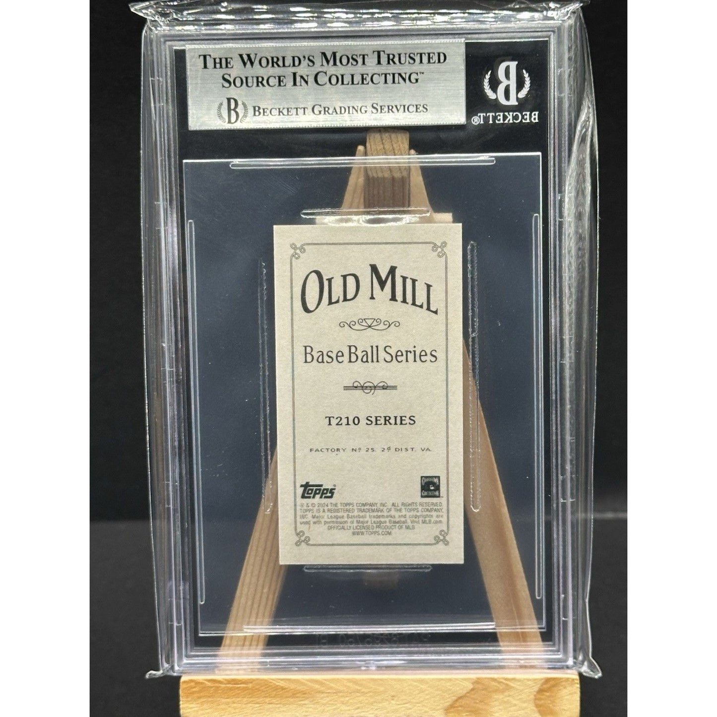 2024 Topps T206 1910 T210 Derek Jeter Red Old Mill Back