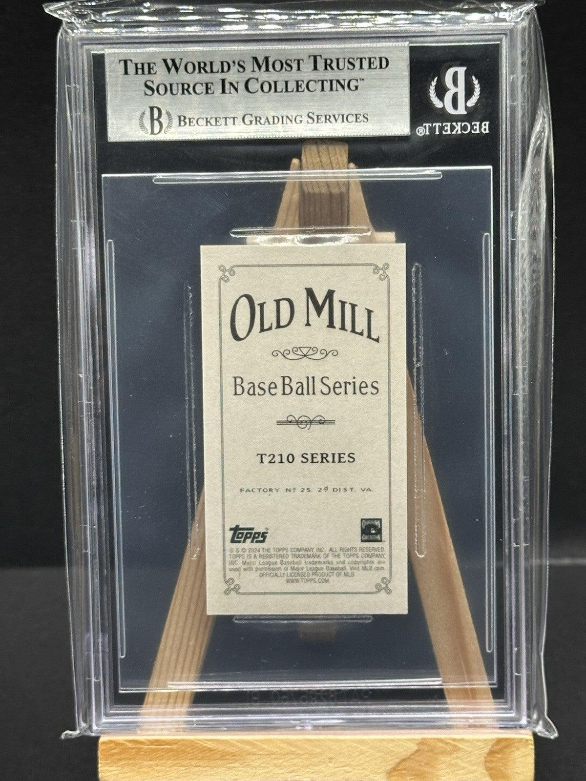 2024 Topps T206 1910 T210 Derek Jeter Red Old Mill Back