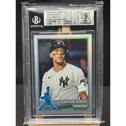 2025 Topps Heritage #76R-14 Aaron Judge 76' Redefined Holographic