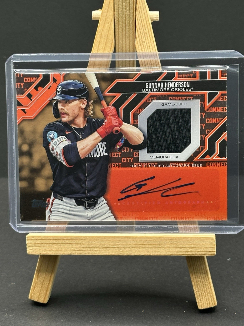 2025 Topps Series 2 #CCAR-GH Gunnar Henderson City Connect Auto Relic 06/50