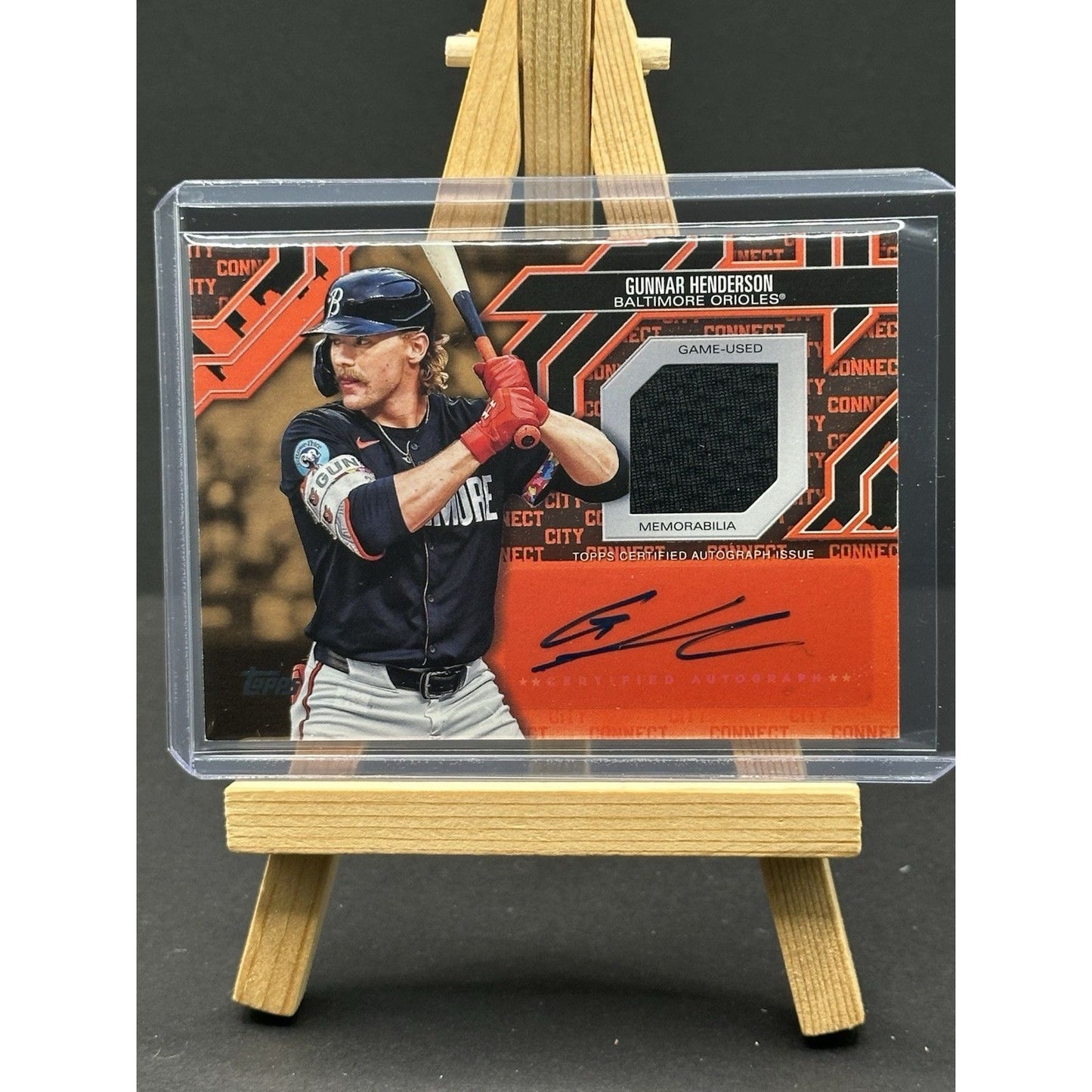 2025 Topps Gunnar Henderson City Connect Auto Relic /50