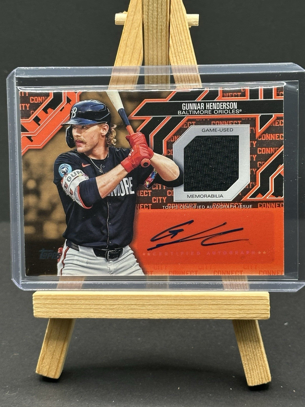 2025 Topps Series 2 #CCAR-GH Gunnar Henderson City Connect Auto Relic 06/50