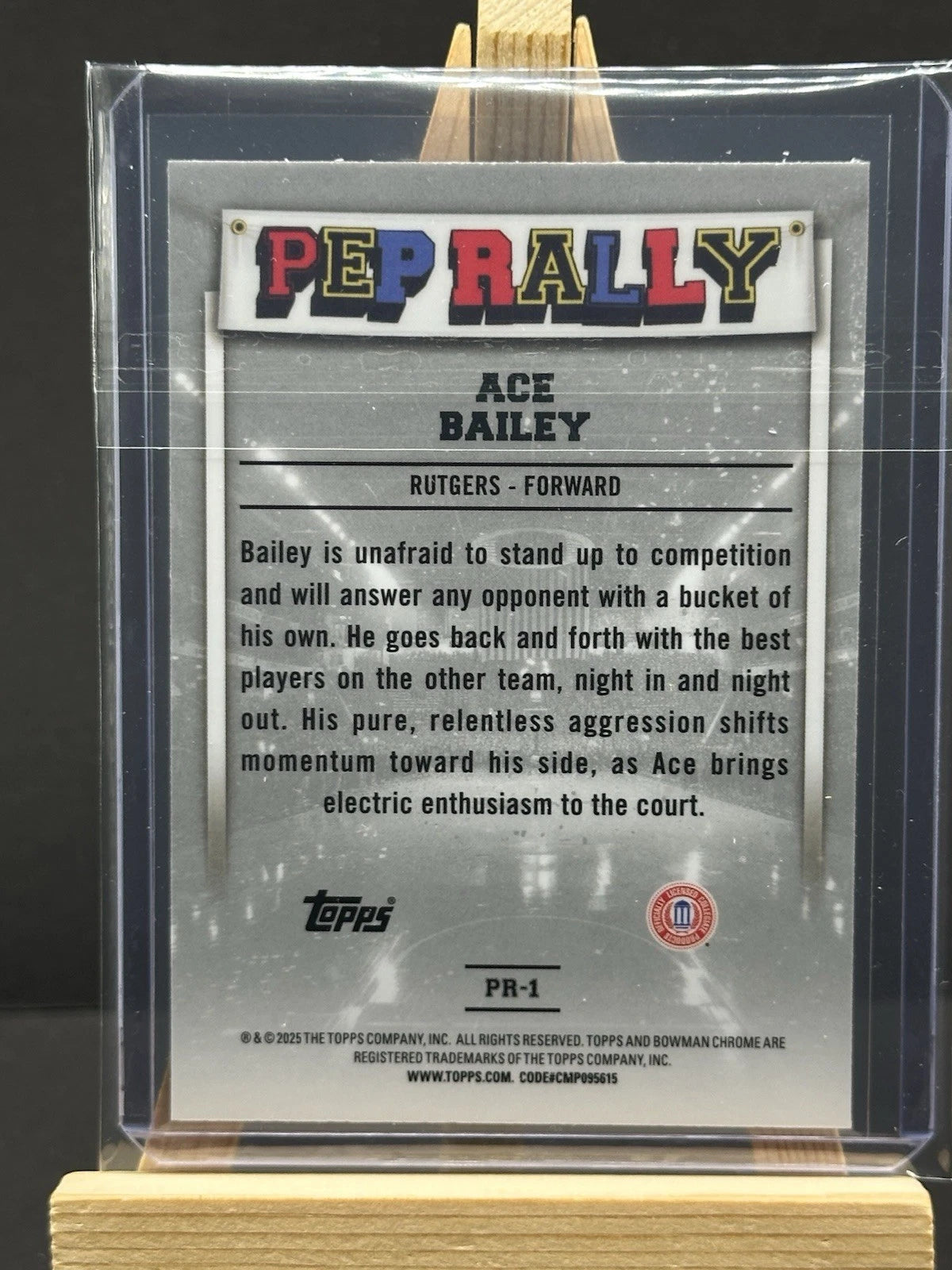 2024-25 Bowman U Chrome #PR-1 Ace Bailey Pep Rally Blue Refractor /150