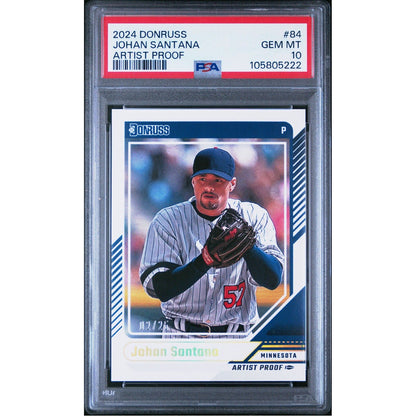2024 Donruss Baseball #84 Johan Santana Artist Proof /25